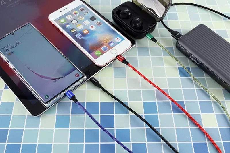Xpower USB 4in1 2m Cable - Black - Tashqila Xpower USB 4in1 2m Cable - Black - Tashqila
